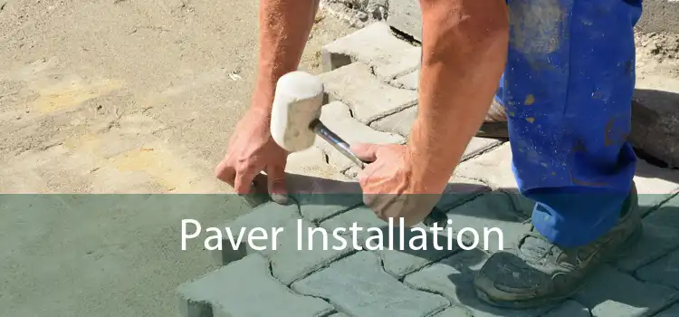 Paver Installation 