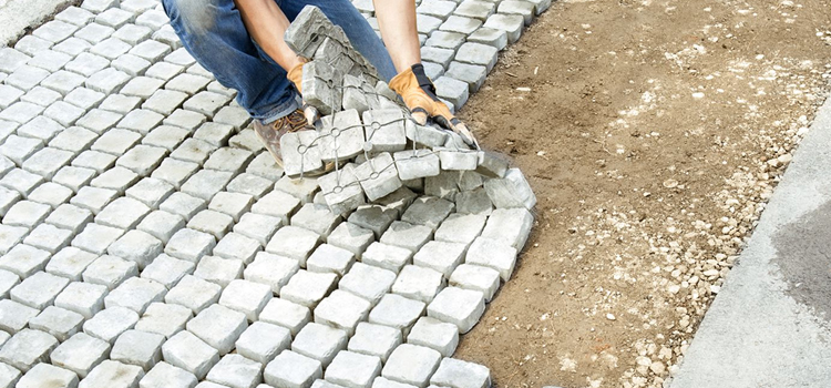 Cobblestone Pavers Replacement in Fountain Valley