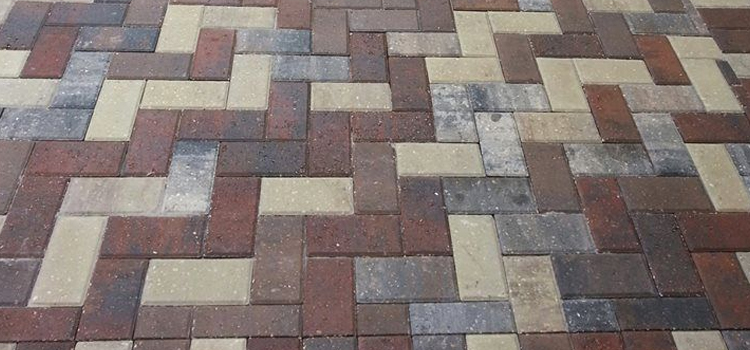 Fountain Valley Commercial Multicolor Pavers Installation