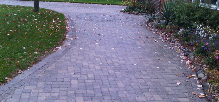 Arcadia Commercial Purple Pavers Installation