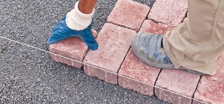 Multicolor Pavers Installation