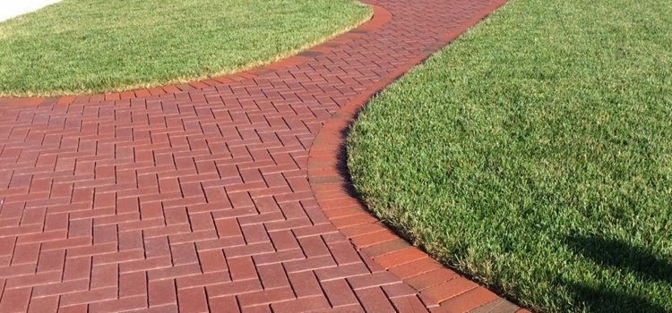 Fountain Valley Residential Red Pavers Installation